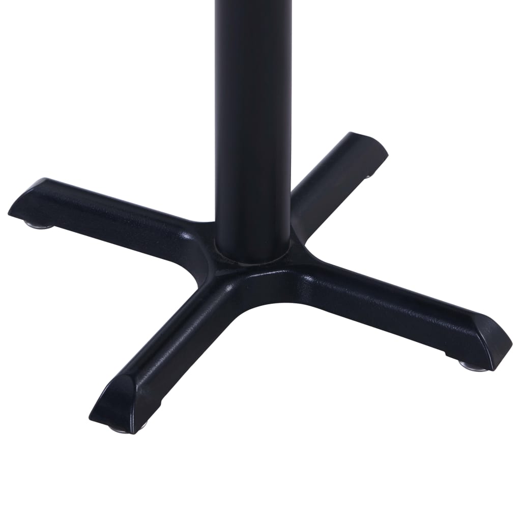 vidaXL Garden Table  Black 60x60x75 cm