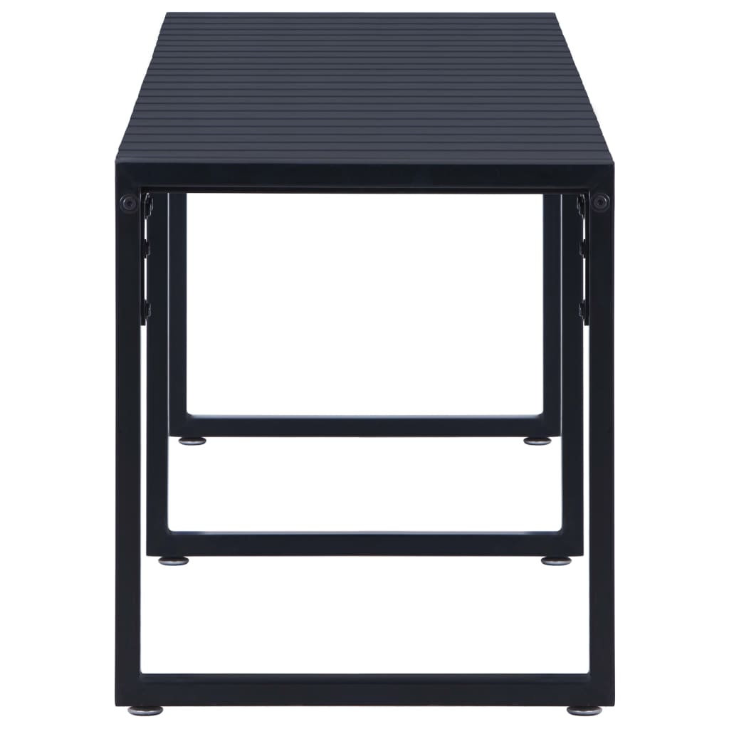 Garden Bench | Black | PS board | 180 cm wide | Durable | Garden Bench