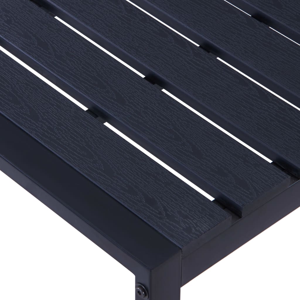 Garden Bench | Black | PS board | 180 cm wide | Durable | Garden Bench