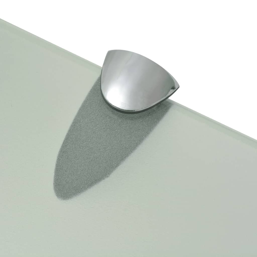 Floating Shelves 2 pcs Glass 80x10 cm 8 mm
