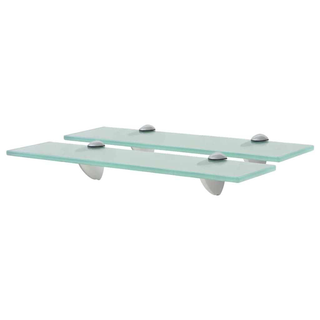 Floating Shelves 2 pcs Glass 40x20 cm 8 mm