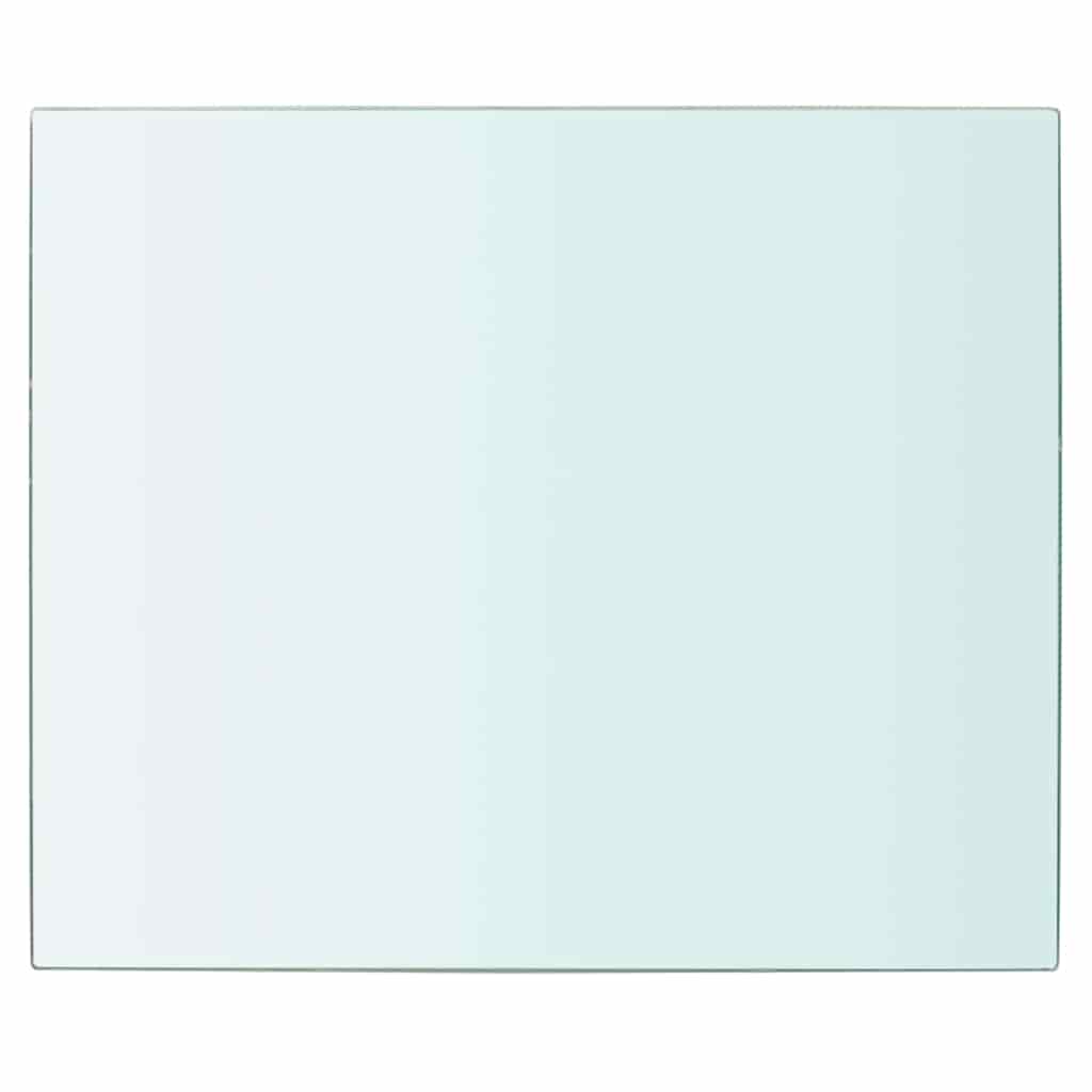 Shelves 2 pcs Panel Glass Clear 30x20 cm