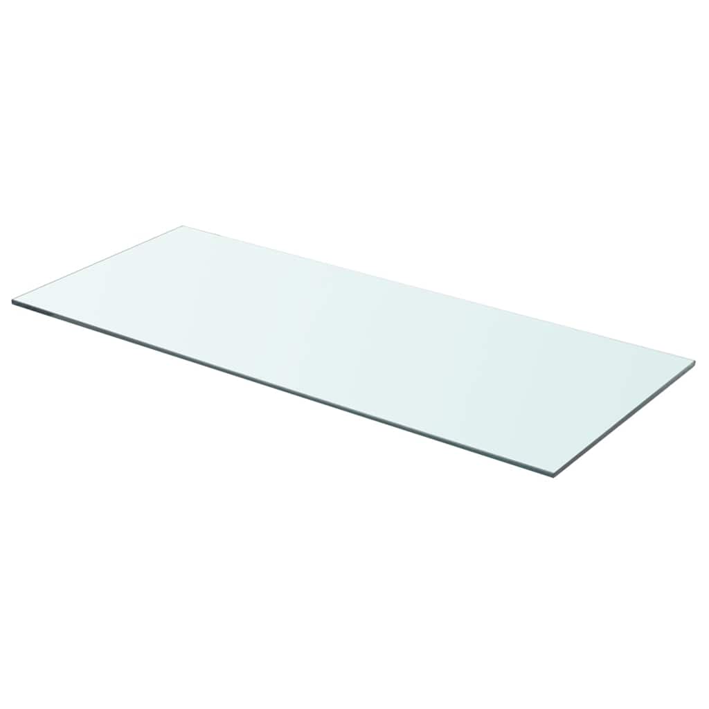 Shelves 2 pcs Panel Glass Clear 70x30 cm