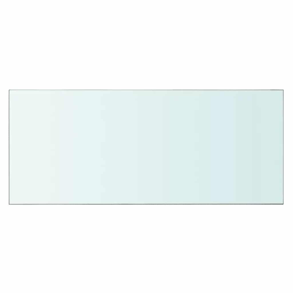 Shelves 2 pcs Panel Glass Clear 70x30 cm