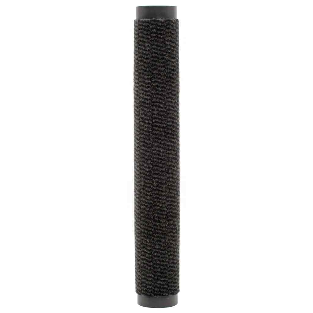 Dust Control Mats 2 pcs Rectangular Tufted 40x60 cm Black