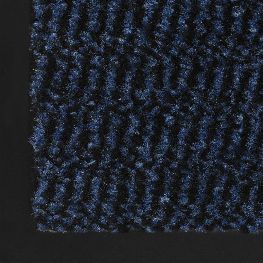 Dust Control Mats 2 pcs Rectangular Tufted 120x180 cm Blue