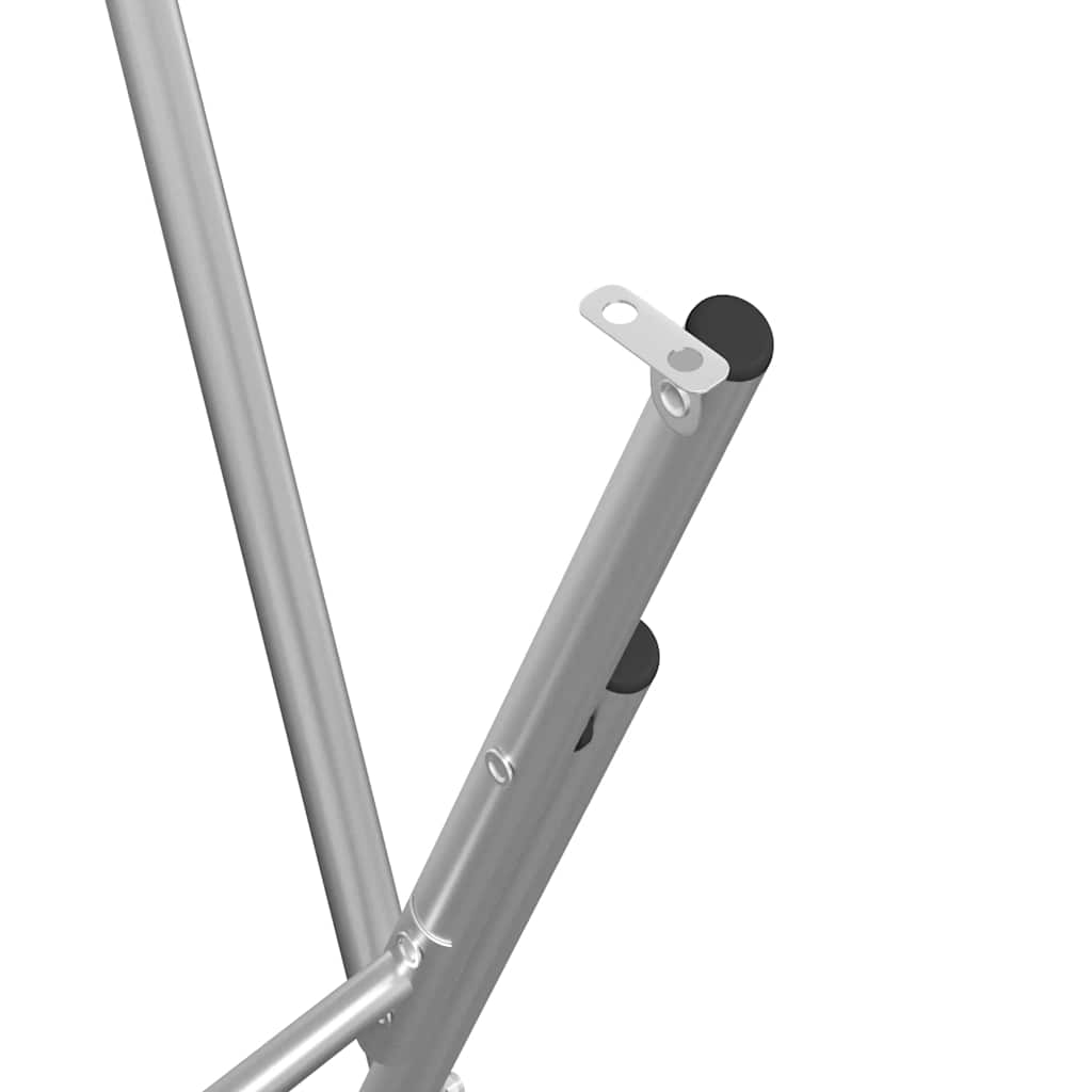 Folding Bar Table Legs Silver 45x53x108 cm Galvanised Steel