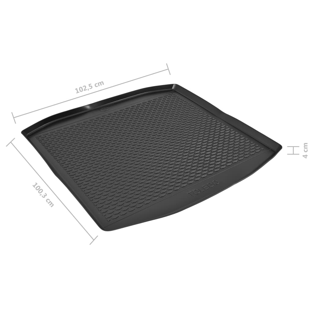 vidaXL Car Boot Mat for Seat Toledo (2012-) Rubber