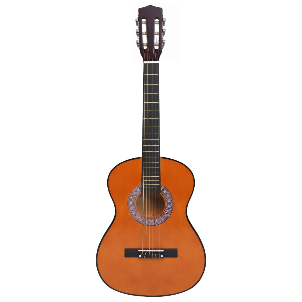 vidaXL 8 Piece Classical Guitar Beginner Set 3/4 36"
