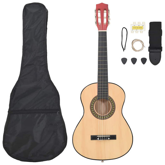 vidaXL 8 Piece Classical Guitar Children Beginner Set 1/2 34