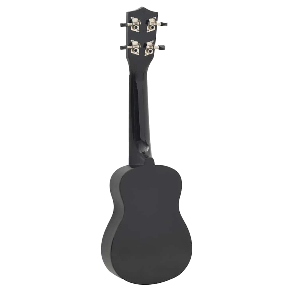 70152 vidaXL Soprano Ukulele Set with Bag for Kids Black 23