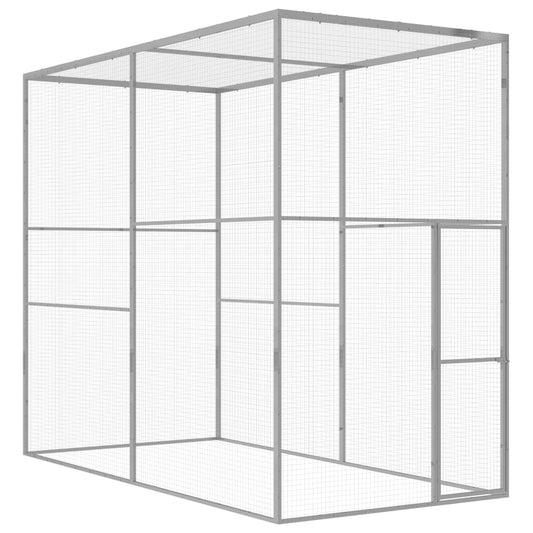 Cat Cage 3x1.5x2.5 m Galvanised Steel