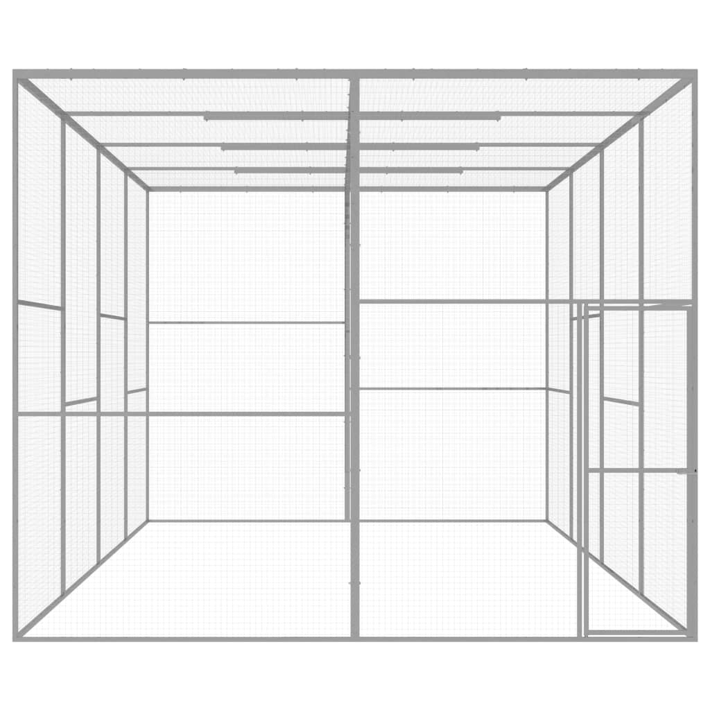 Cat Cage 6x3x2.5 m Galvanised Steel