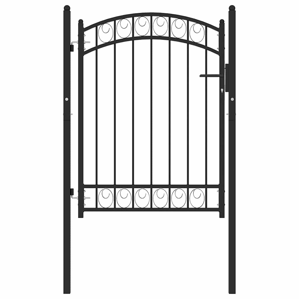 Fence gates EMMEN 104 x 98.5 cm Lockable Powder-coated steel