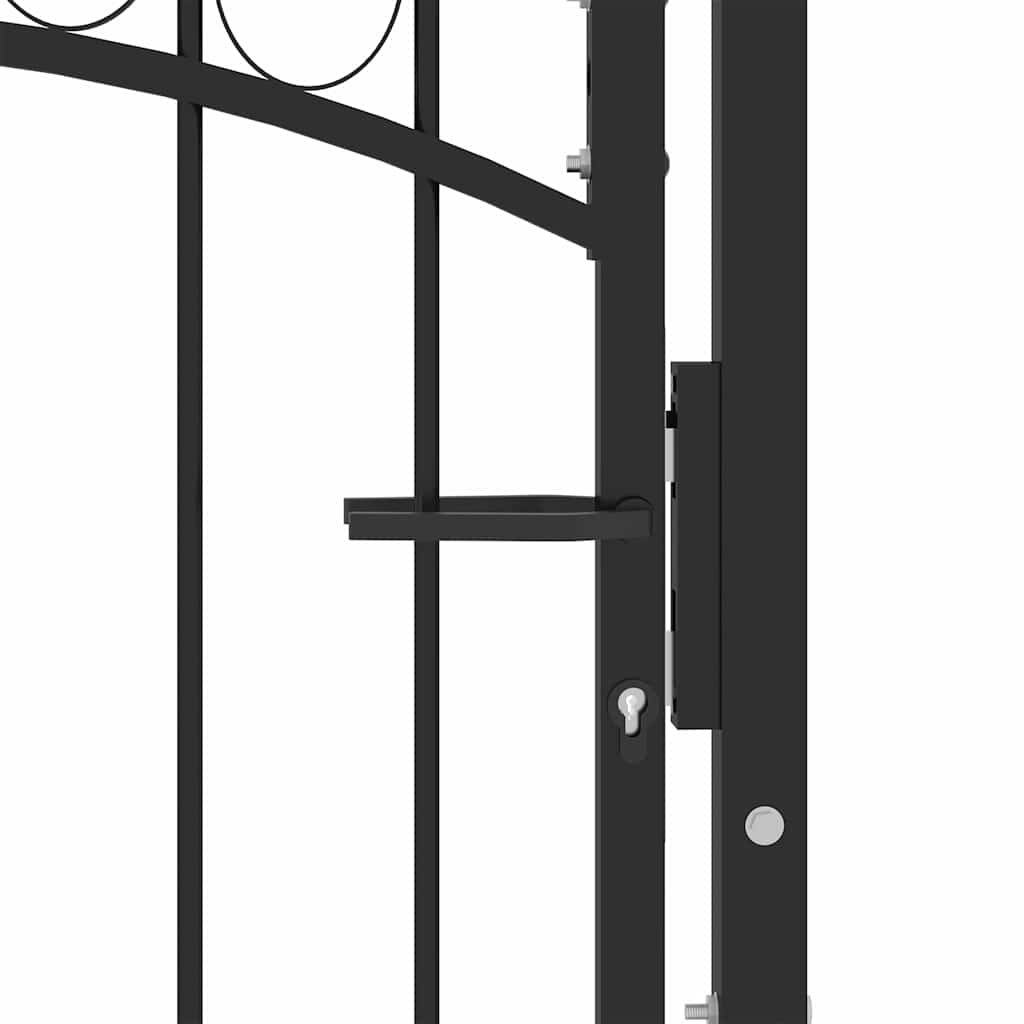 Fence gates EMMEN 104 x 98.5 cm Lockable Powder-coated steel
