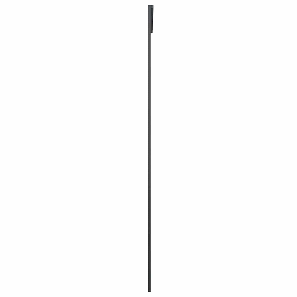 288066 vidaXL Sliding Door Aluminium and ESG Glass 102,5x205 cm Black
