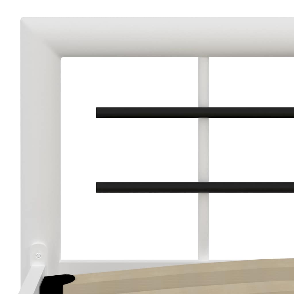 Bed Frame | White and Black | Metal | Super King |  Durable  | Bed Frame
