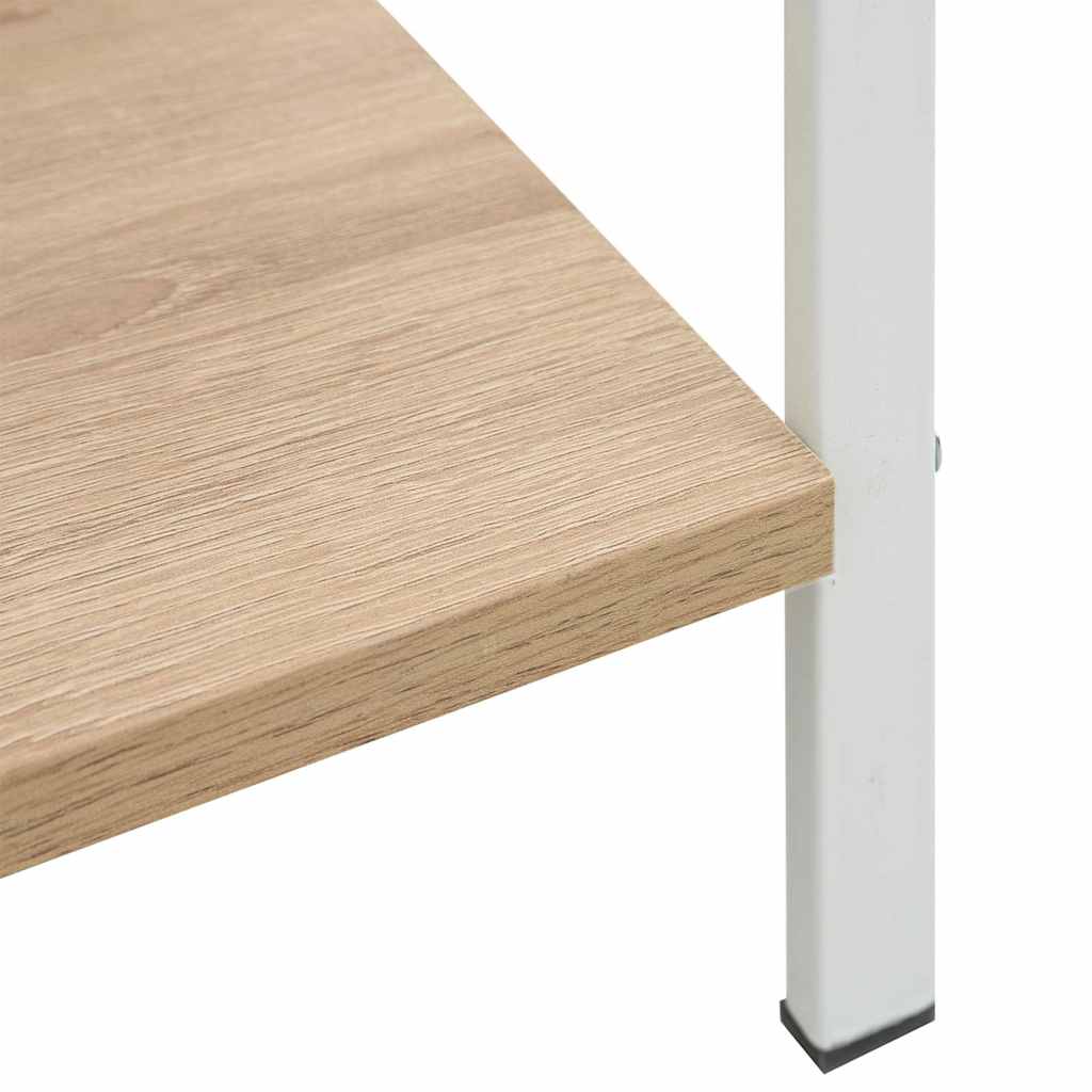 288229 vidaXL 5-Layer Book Shelf Oak 60x27,6x158,5 cm Engineered Wood
