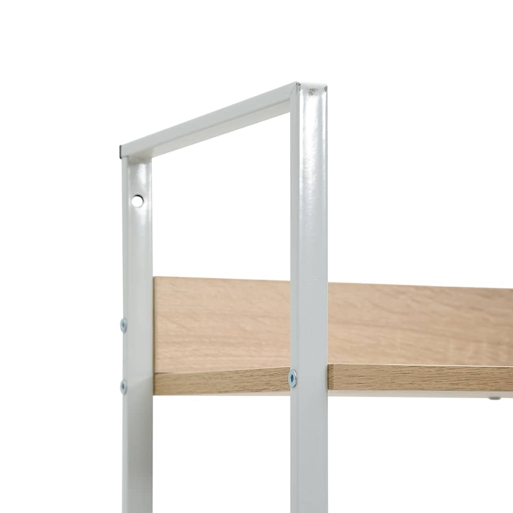 288229 vidaXL 5-Layer Book Shelf Oak 60x27,6x158,5 cm Engineered Wood