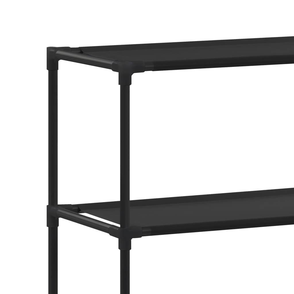 vidaXL 3-Tier Storage Rack over Laundry Machine Black 69x28x169 cm