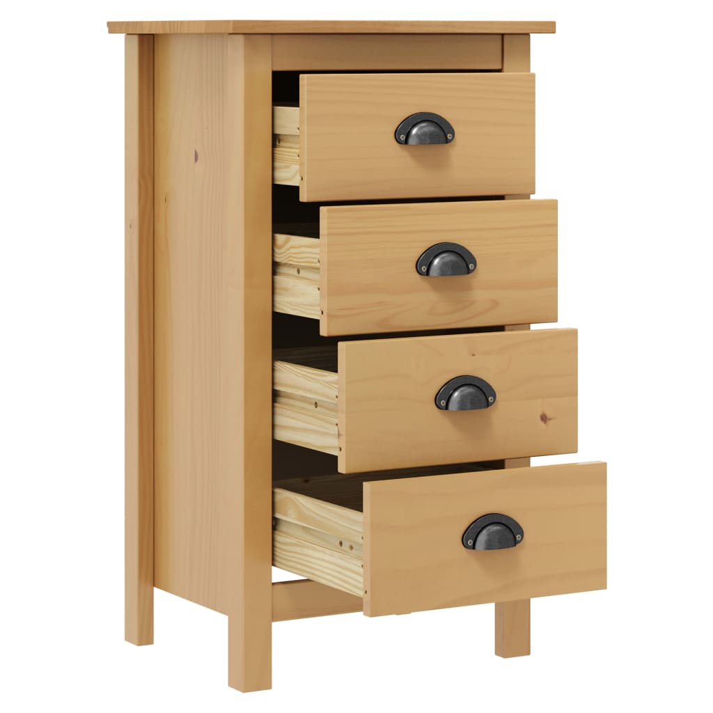 Sideboard Hill 46x35x80 cm Solid Pine Wood