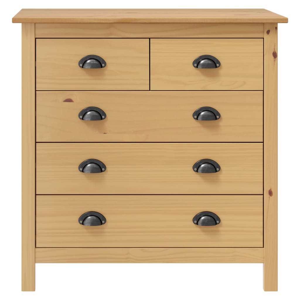 Sideboard Hill 79x40x80 cm Solid Pine Wood