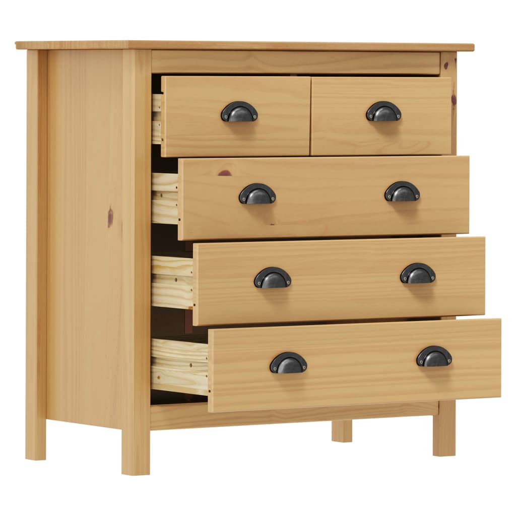 Sideboard Hill 79x40x80 cm Solid Pine Wood
