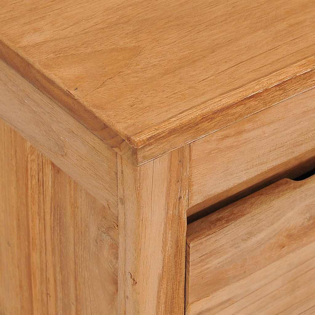 288900 vidaXL TV Cabinet 100x30x35 cm Solid Teak Wood