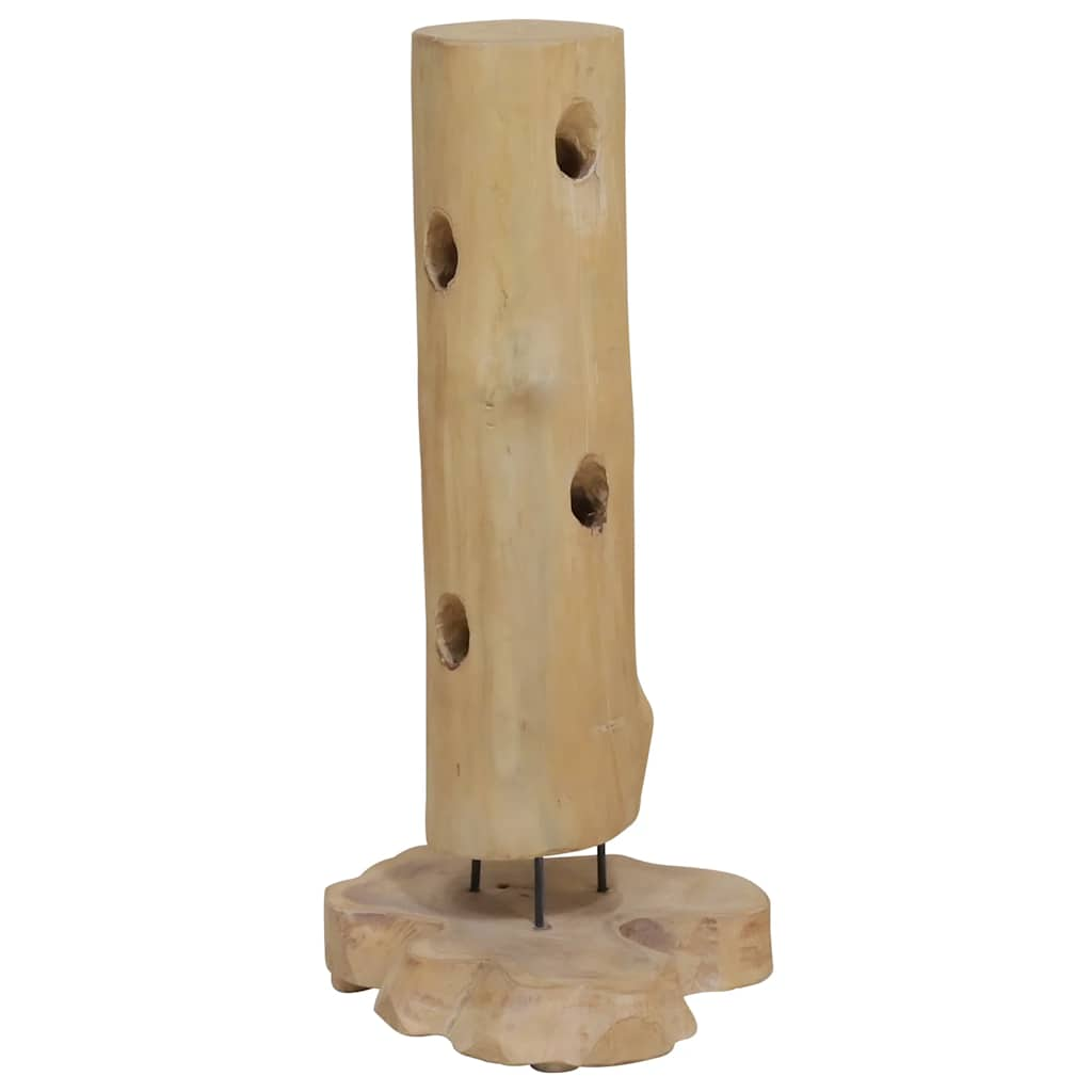 vidaXL Wine Rack for 8 Bottles 40x30x80 cm Solid Teak Wood