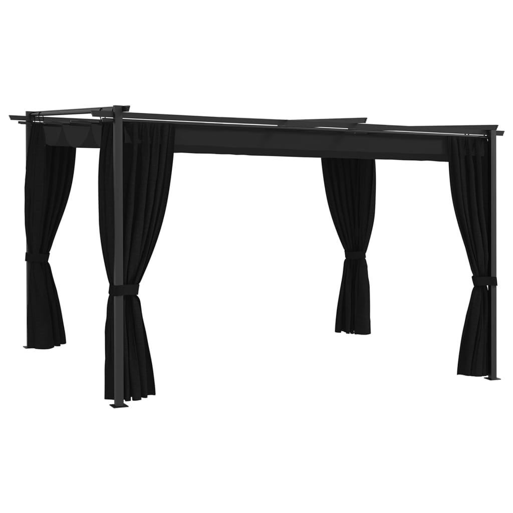 vidaXL Gazebo 4x3 m Anthracite