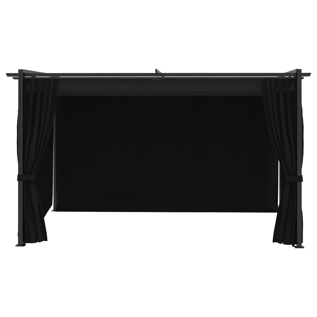 vidaXL Gazebo 4x3 m Anthracite