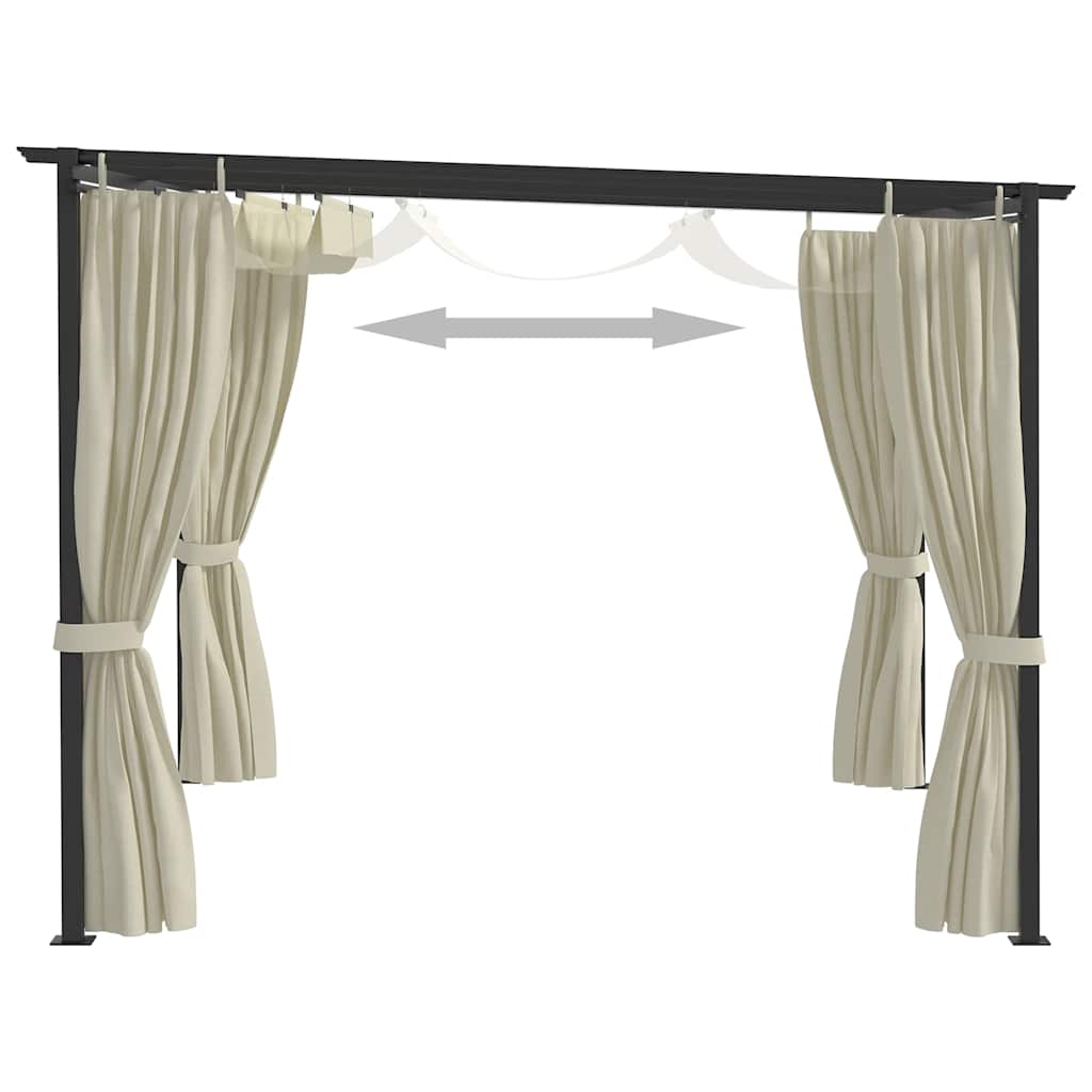Gazebo 4x3 m Cream
