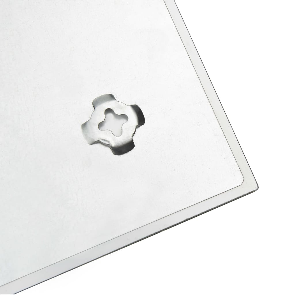 vidaXL Wall Mounted Magnetic Board Glass 50x50 cm
