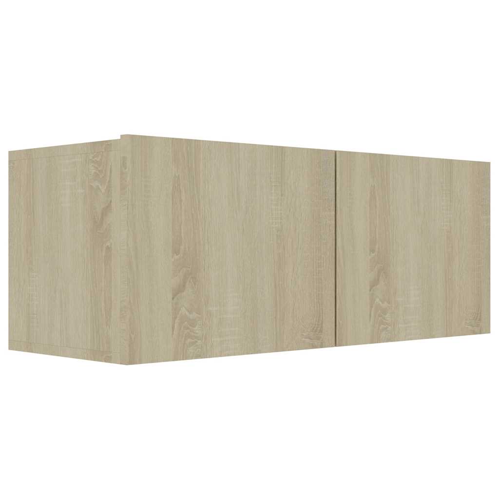 801475 vidaXL TV Cabinet Sonoma Oak 80x30x30 cm Engineered Wood