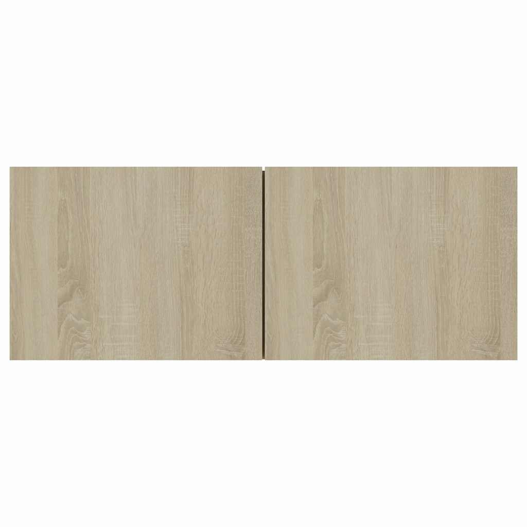 801475 vidaXL TV Cabinet Sonoma Oak 80x30x30 cm Engineered Wood