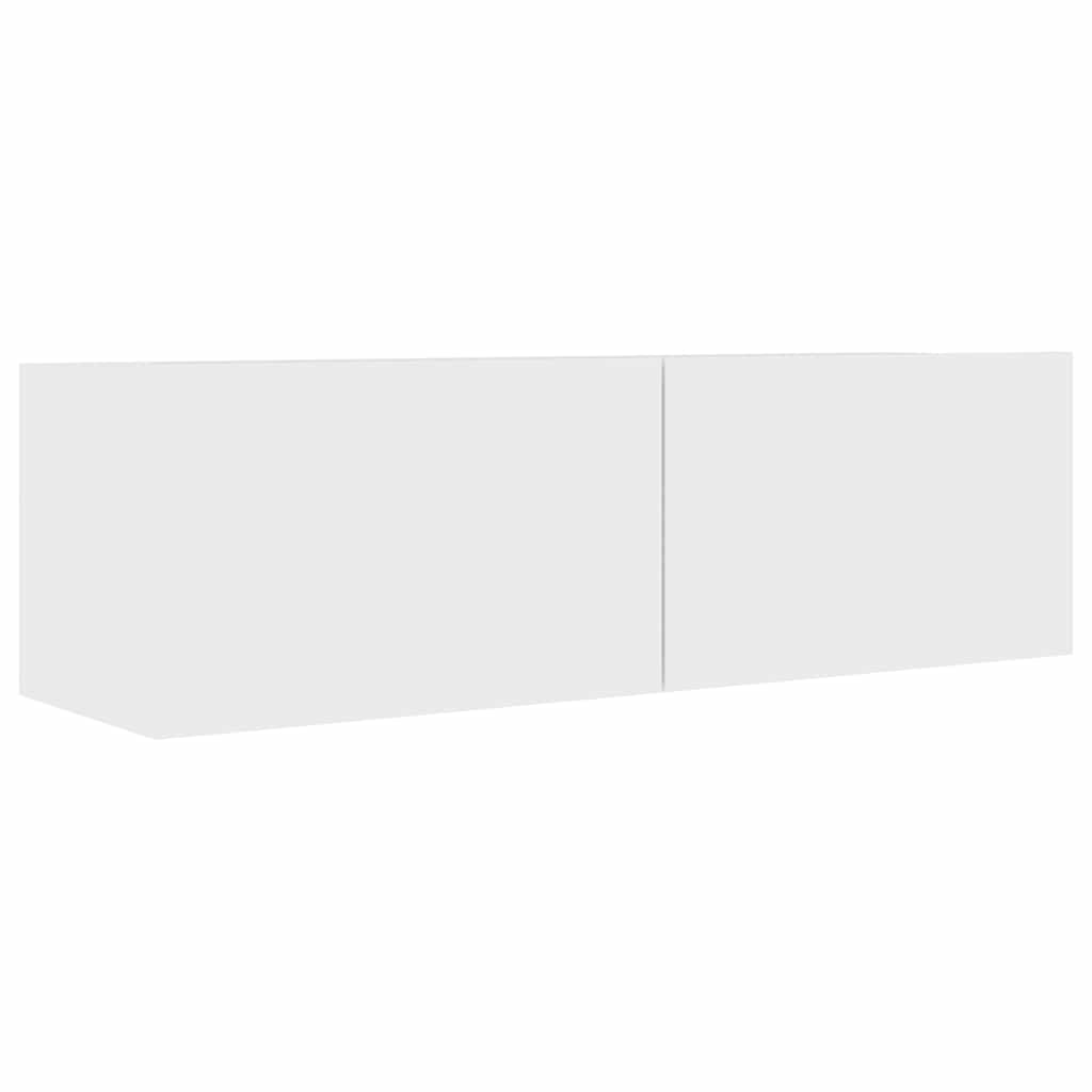 TV Cabinet White 100x30x30 cm Engineered Wood