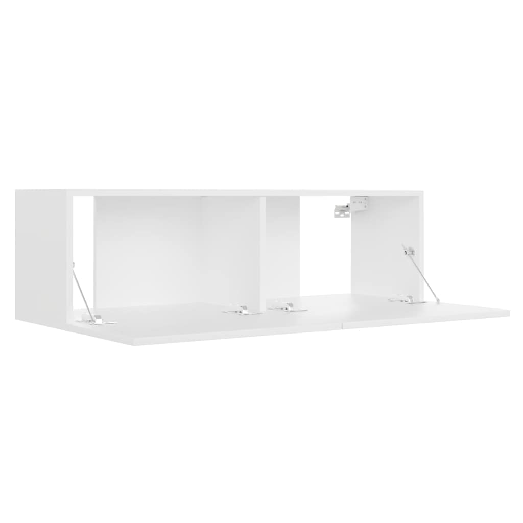 801481 vidaXL TV Cabinet White 100x30x30 cm Engineered Wood