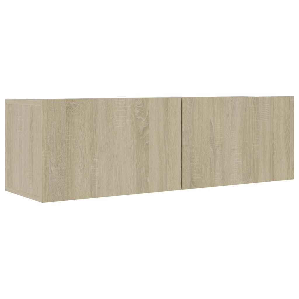 801484 vidaXL TV Cabinet Sonoma Oak 100x30x30 cm Engineered Wood