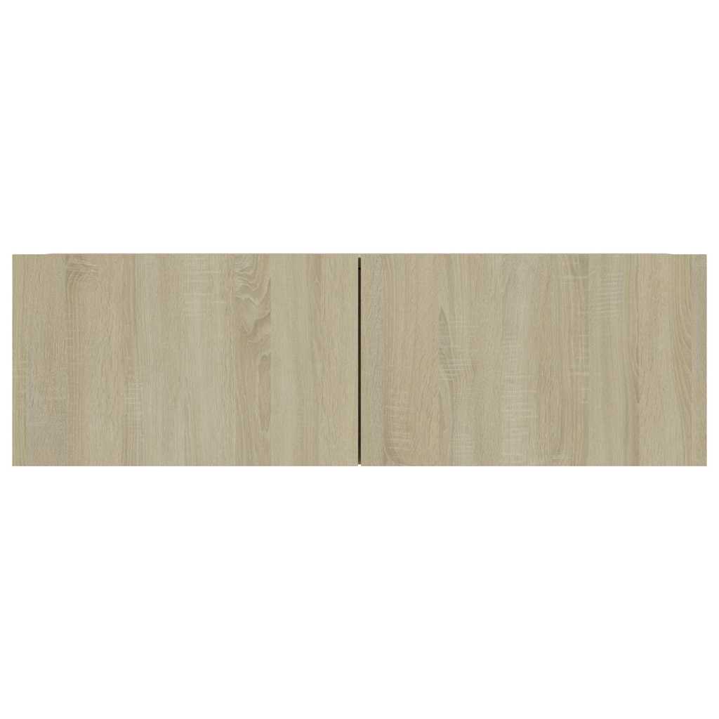 801484 vidaXL TV Cabinet Sonoma Oak 100x30x30 cm Engineered Wood