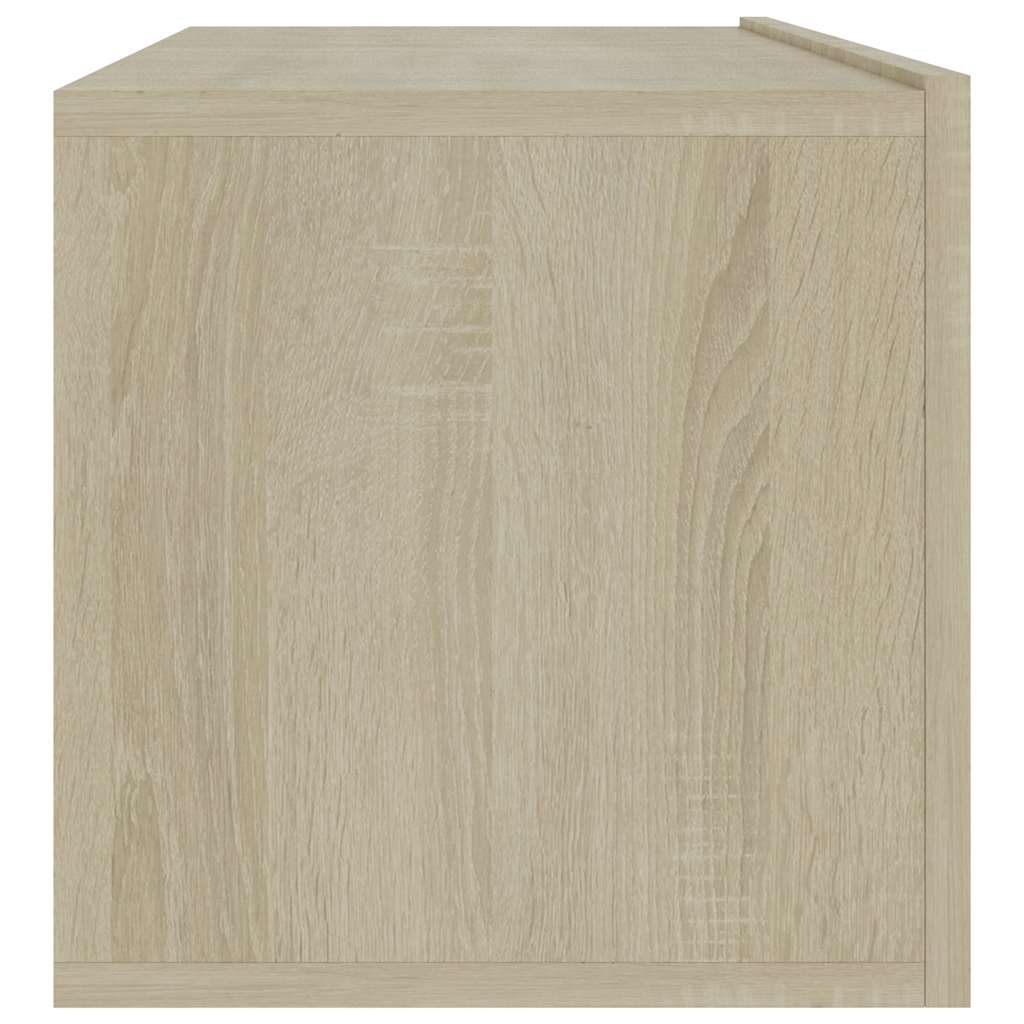 801484 vidaXL TV Cabinet Sonoma Oak 100x30x30 cm Engineered Wood
