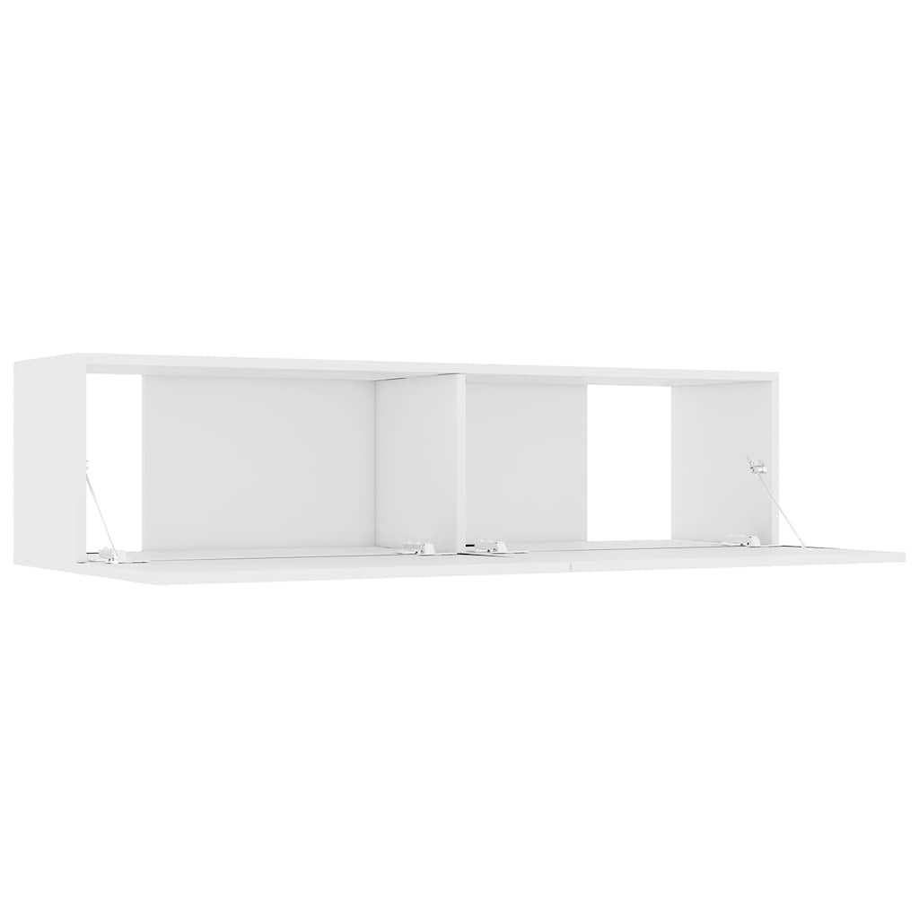 801490 vidaXL TV Cabinet White 120x30x30 cm Engineered Wood