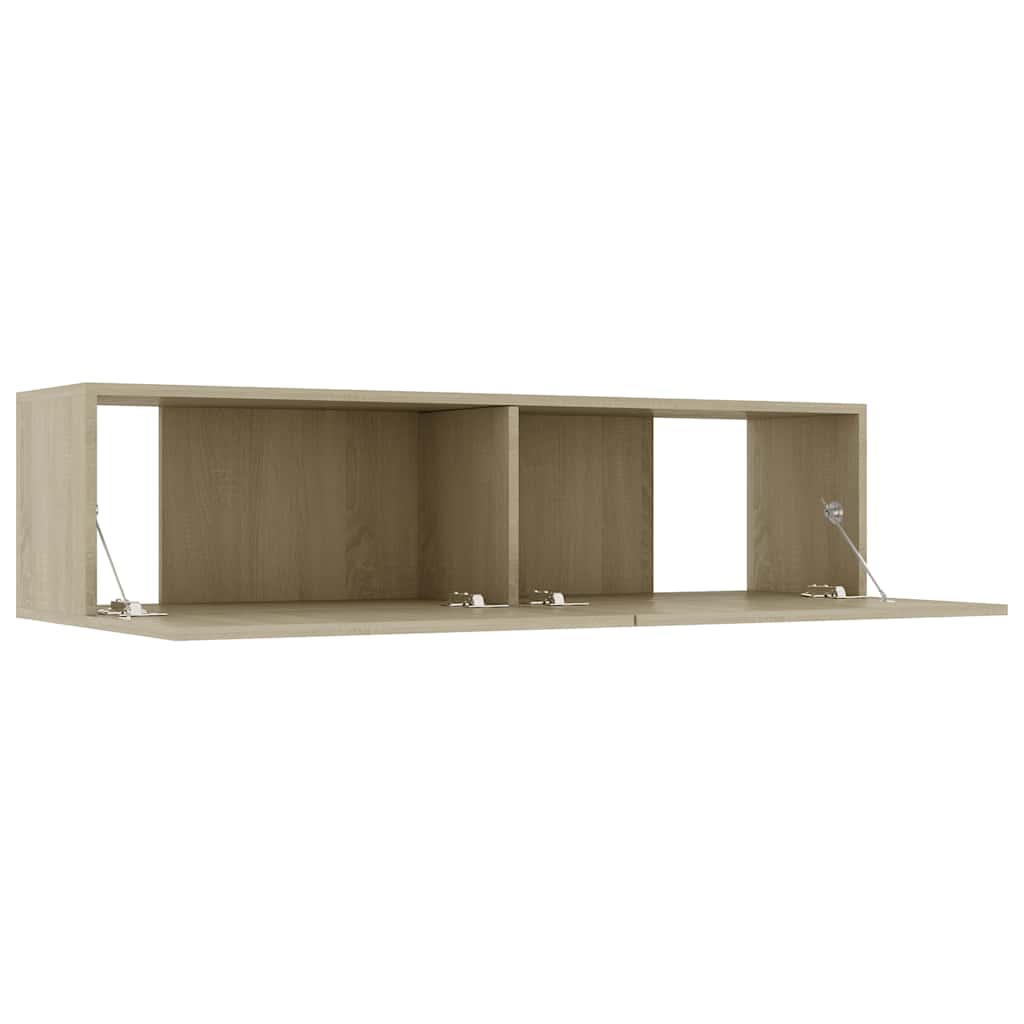801493 vidaXL TV Cabinet Sonoma Oak 120x30x30 cm Engineered Wood
