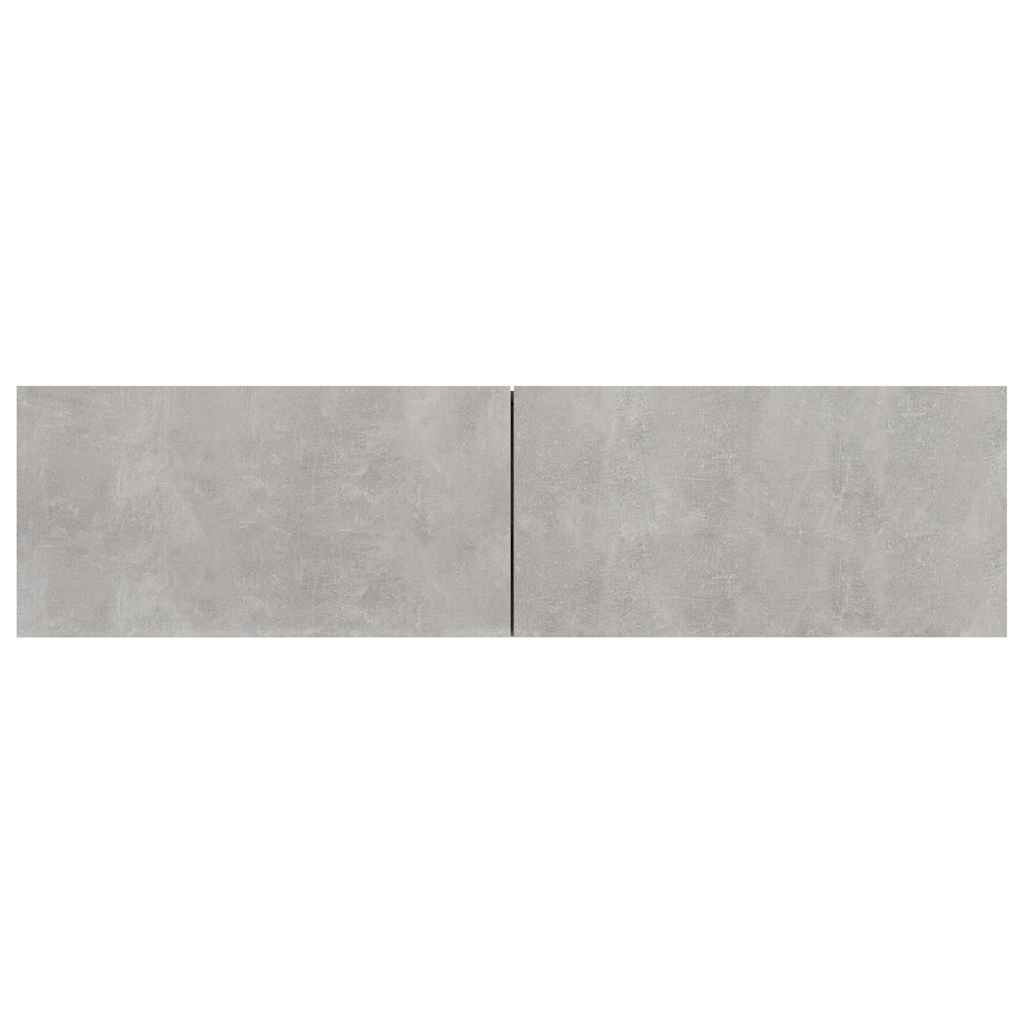 TV Cabinet Concrete Grey 120x30x30 cm Engineered Wood