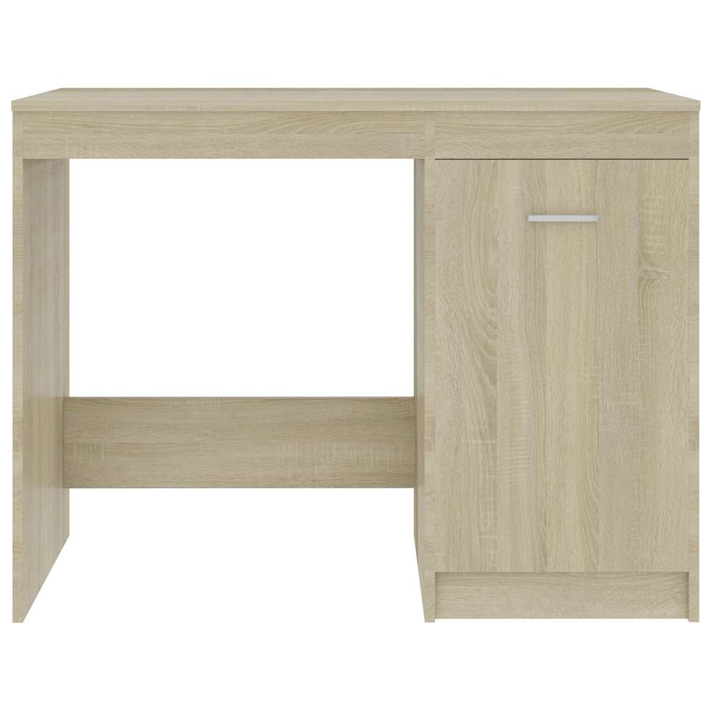 801799 vidaXL Desk Sonoma Oak 100x50x76 cm Engineered Wood