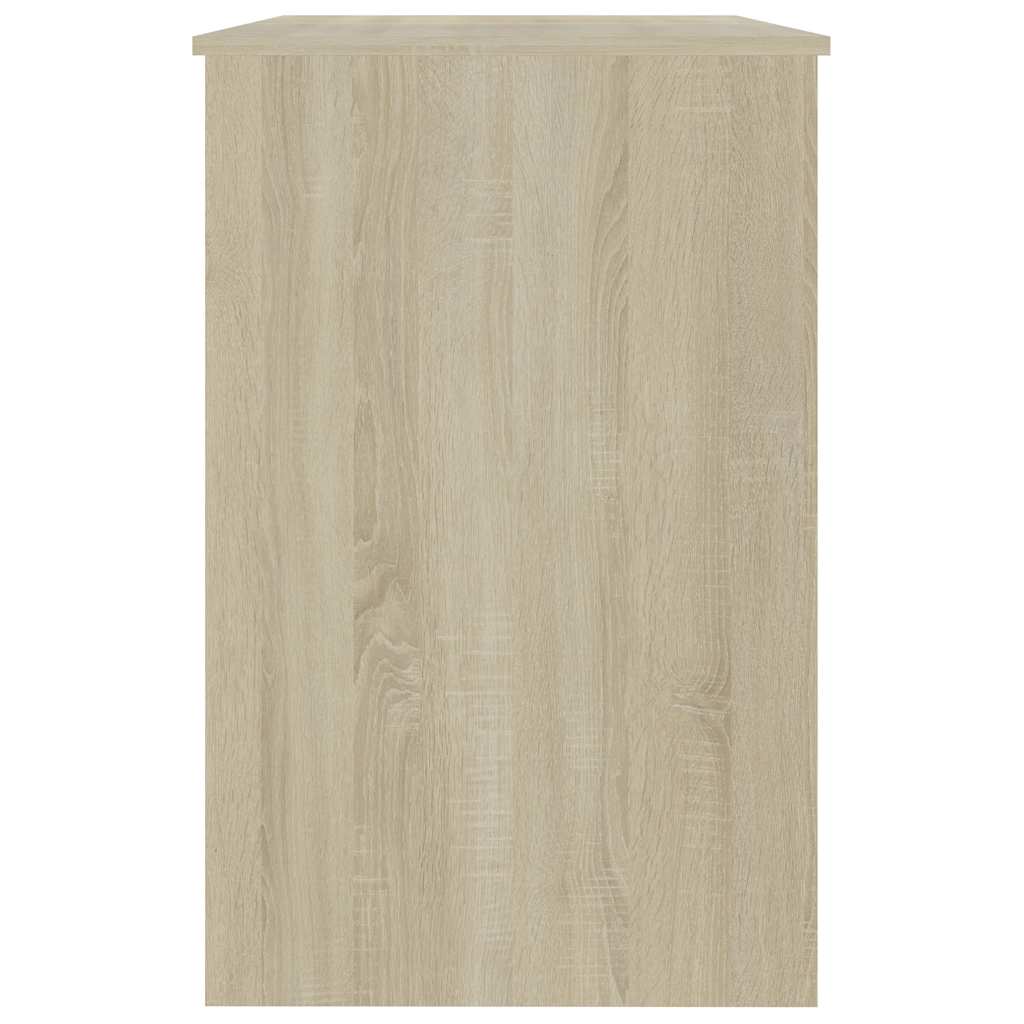 801799 vidaXL Desk Sonoma Oak 100x50x76 cm Engineered Wood