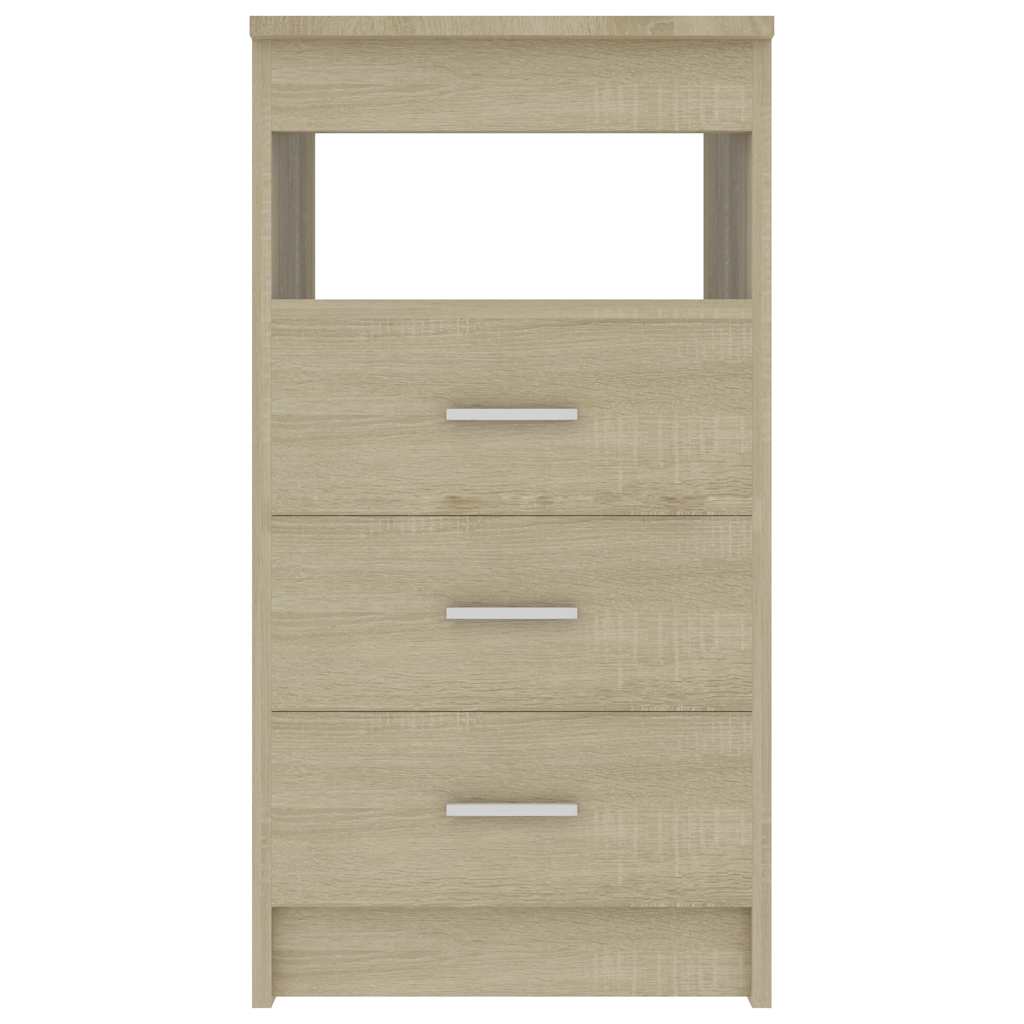 Drawer Cabinet Sonoma Oak 40x50x76 cm Engineered Wood