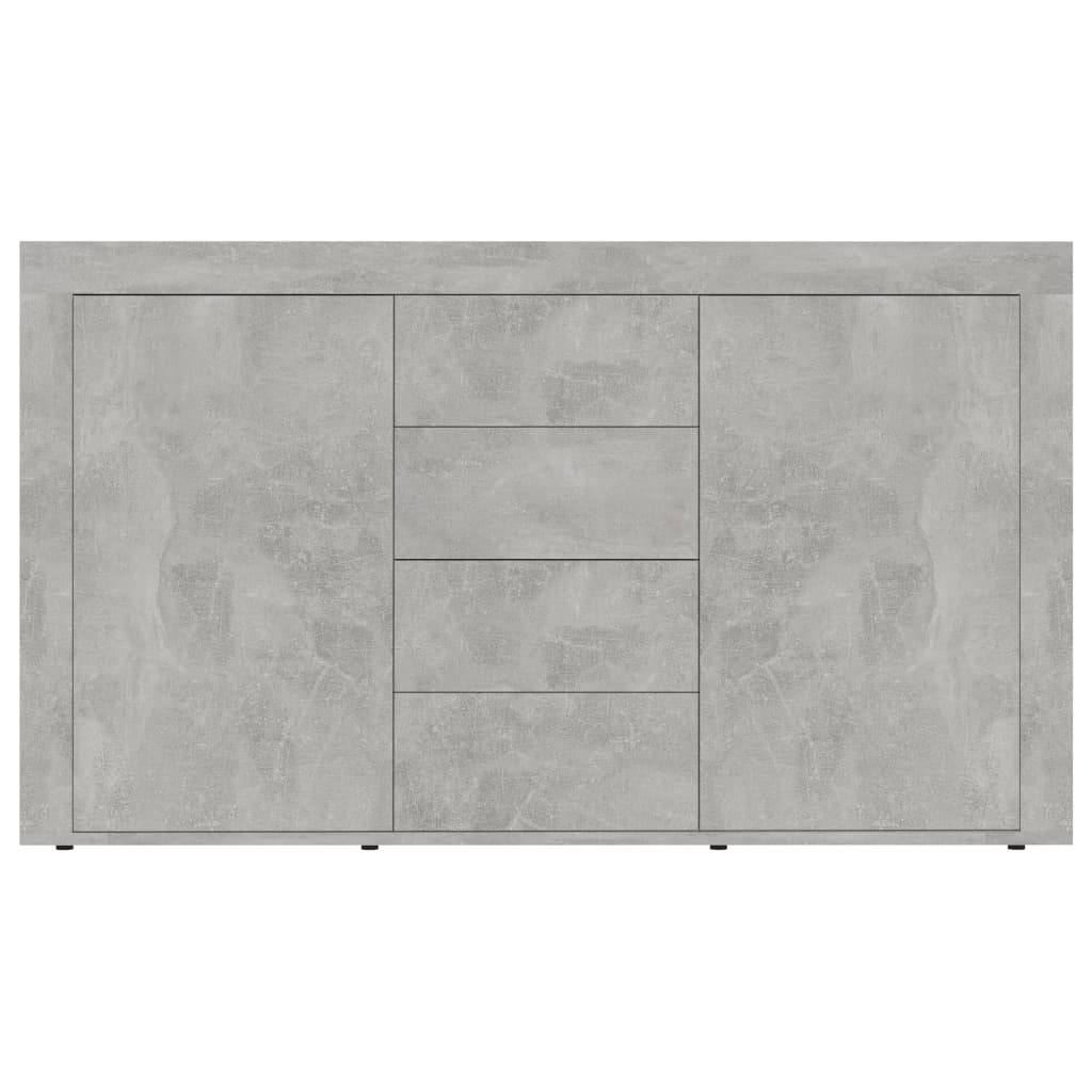 vidaXL Sideboard Concrete Grey 120x36x69 cm Engineered Wood