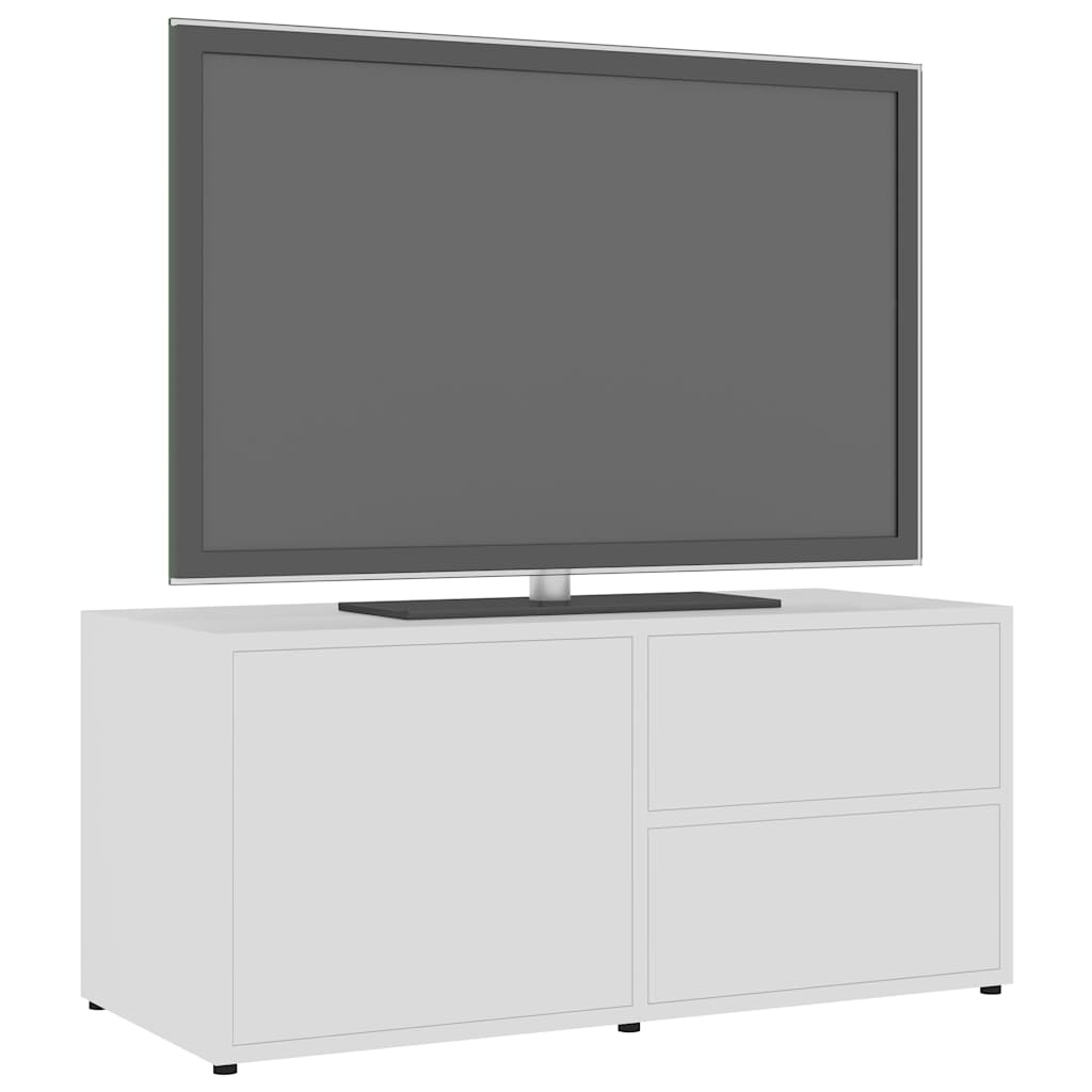 801850 vidaXL TV Cabinet White 80x34x36 cm Engineered Wood