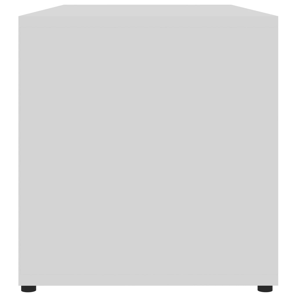801850 vidaXL TV Cabinet White 80x34x36 cm Engineered Wood