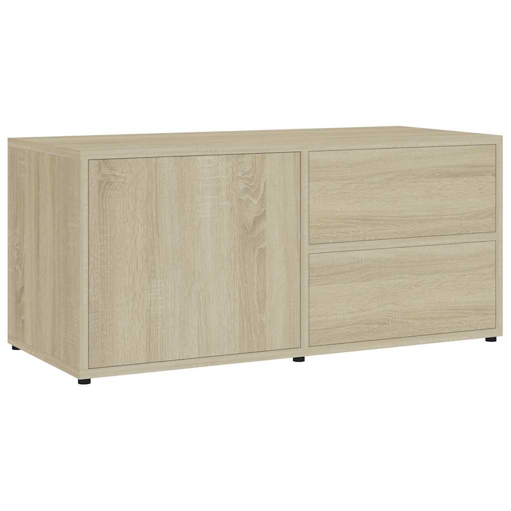 801853 vidaXL TV Cabinet Sonoma Oak 80x34x36 cm Engineered Wood